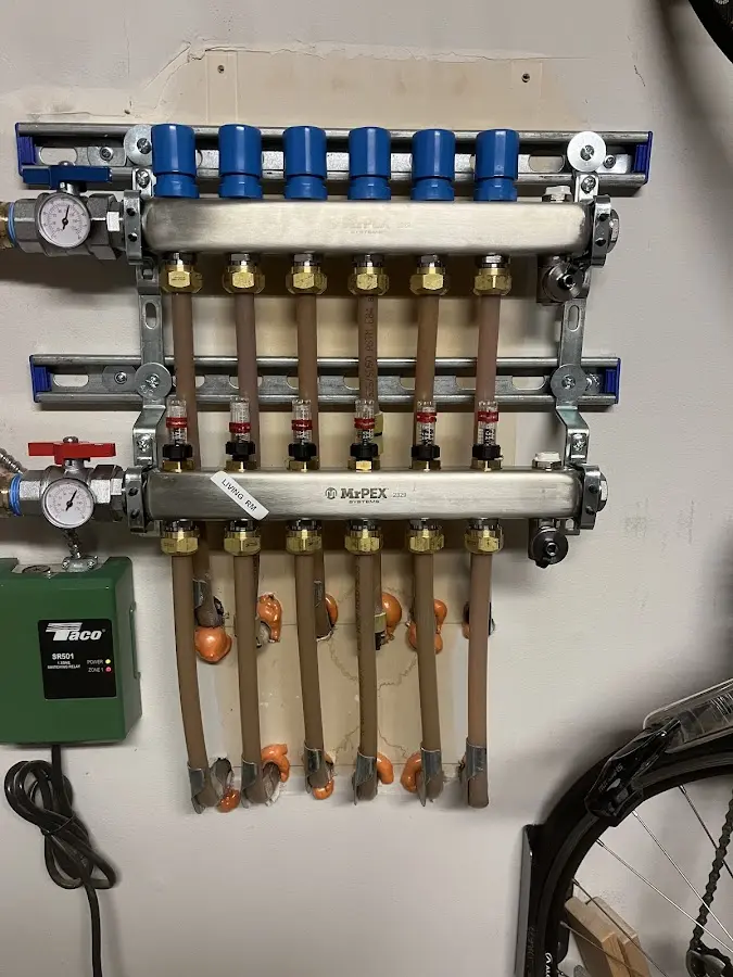 Plumber performing Gas Leak Detection at a residential property in Kansas City